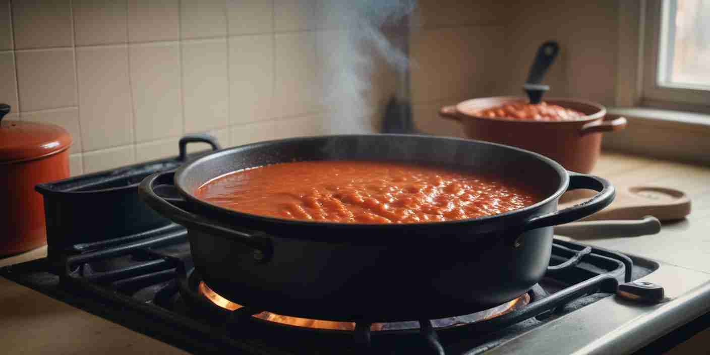 A white bowl filled with juicy meatballs covered in rich tomato sauce, garnished with fresh basil.