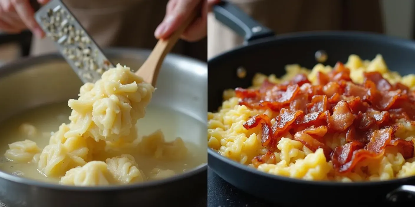Slovak potato dumplings served with sauerkraut — traditional hearty dish with tangy cabbage.