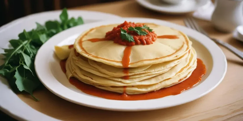 Hortobágyi Palacsinta: A Savory Hungarian Delight Hortobágyi Palacsinta is a traditional Hungarian dish that beautifully blends delicate crepes with a rich, savory filling and a creamy, paprika-infused sauce.
