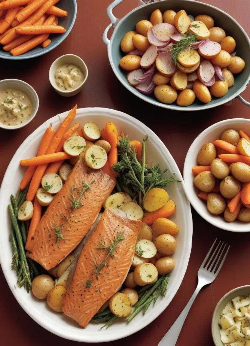 Trout is often paired with simple, fresh sides that complement its delicate flavor.