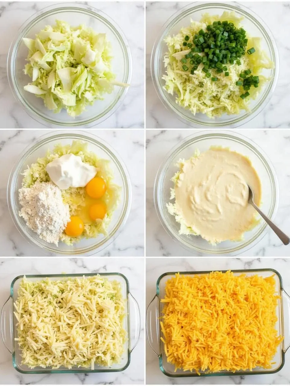 Easy cabbage casserole with melted cheese in a rustic baking dish, golden brown and served on a wooden table — traditional Lithuanian comfort food
