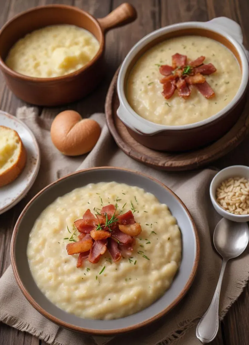 Mulgipuder is a classic Estonian dish that combines the comforting warmth of mashed potatoes with the hearty chewiness of barley.