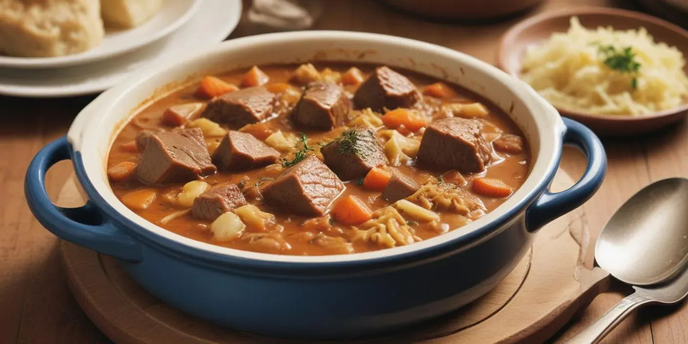 Székelykáposzta is a distinctive Hungarian dish that stands out for its rich flavors and comforting texture.