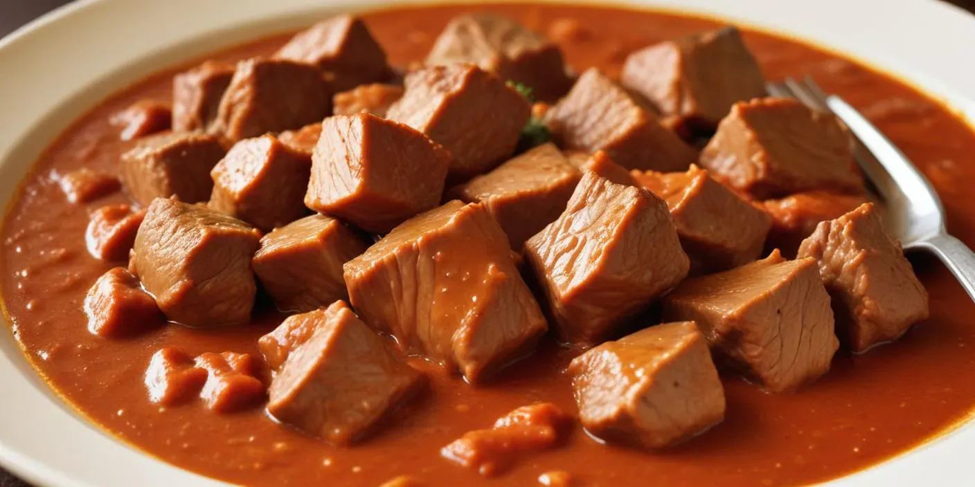 Authentic Hungarian Pörkölt – A Visual Representation
