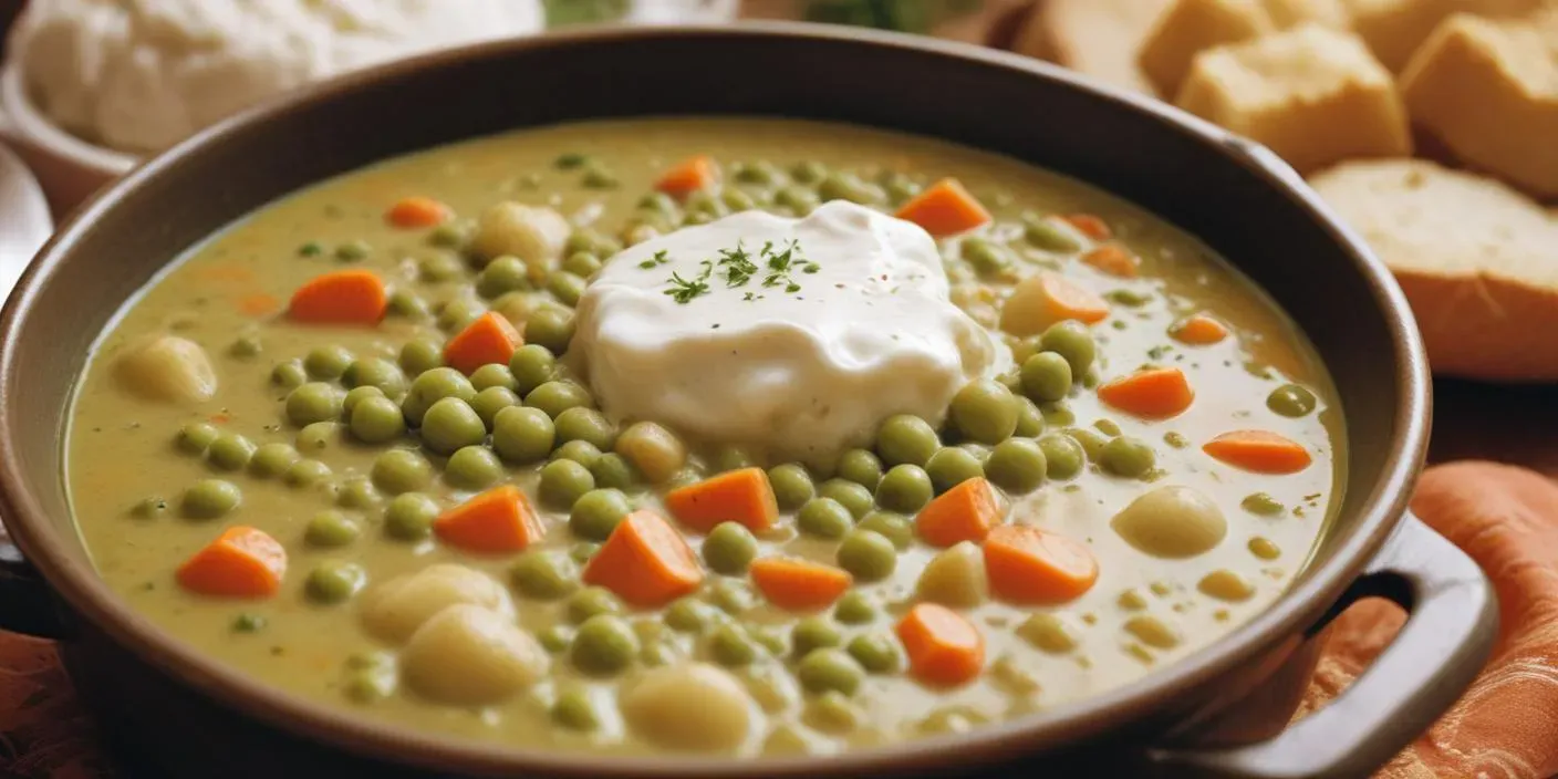 Főzelék: A hearty and creamy Hungarian vegetable stew with a rustic twist