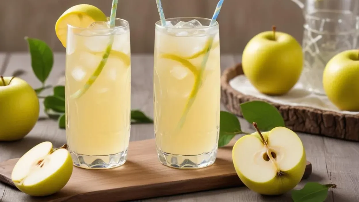 Valge Klaar apples — crisp, pale green Estonian summer apples known for their tart flavor and early harvest.