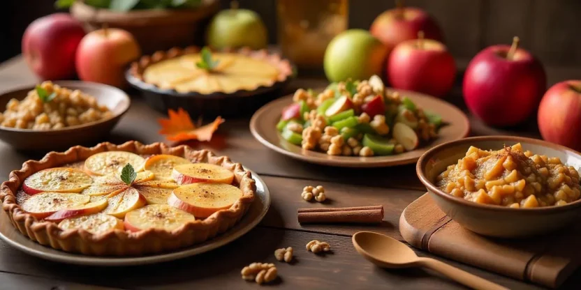 Cozy Fall Apple Recipes with Fresh Apples and Warm Spices