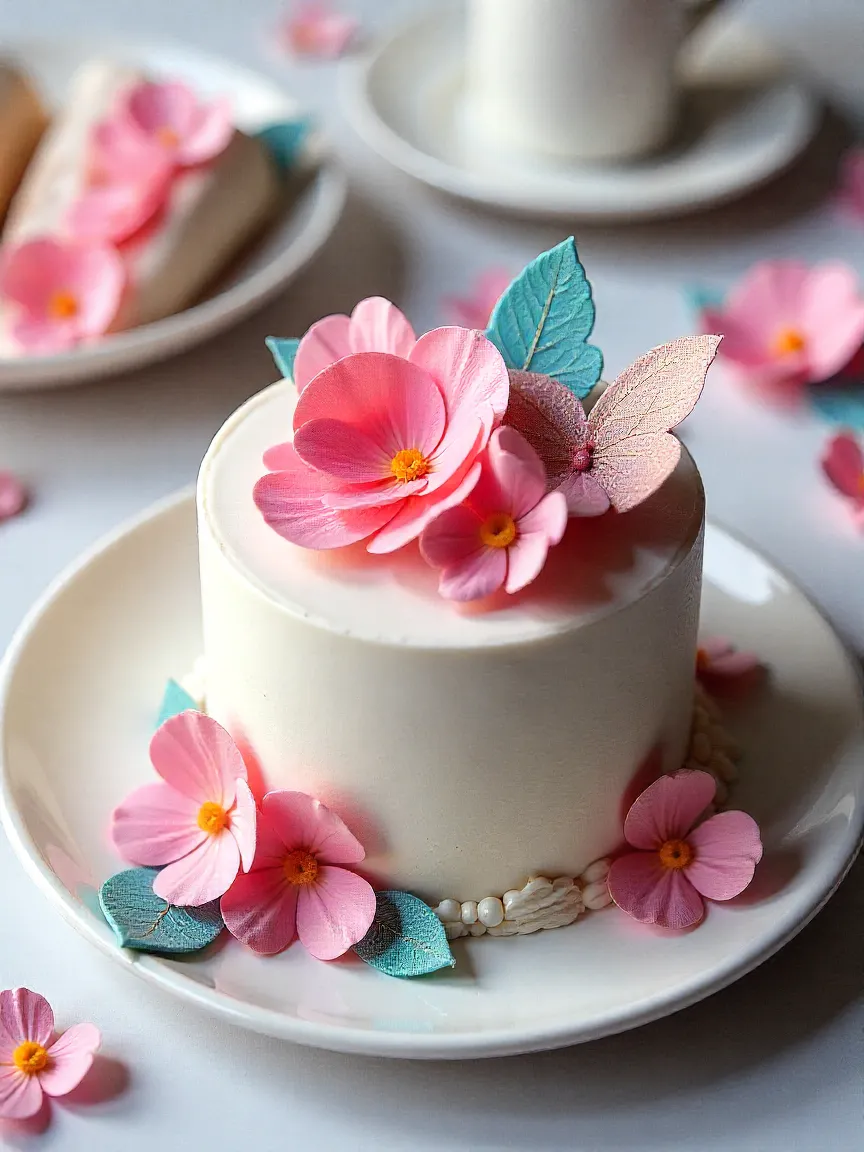 Collage showing creative edible paper uses: cakes, fine dining, family crafts, eco packaging, dissolvable medicine strips, and novelty edible items.