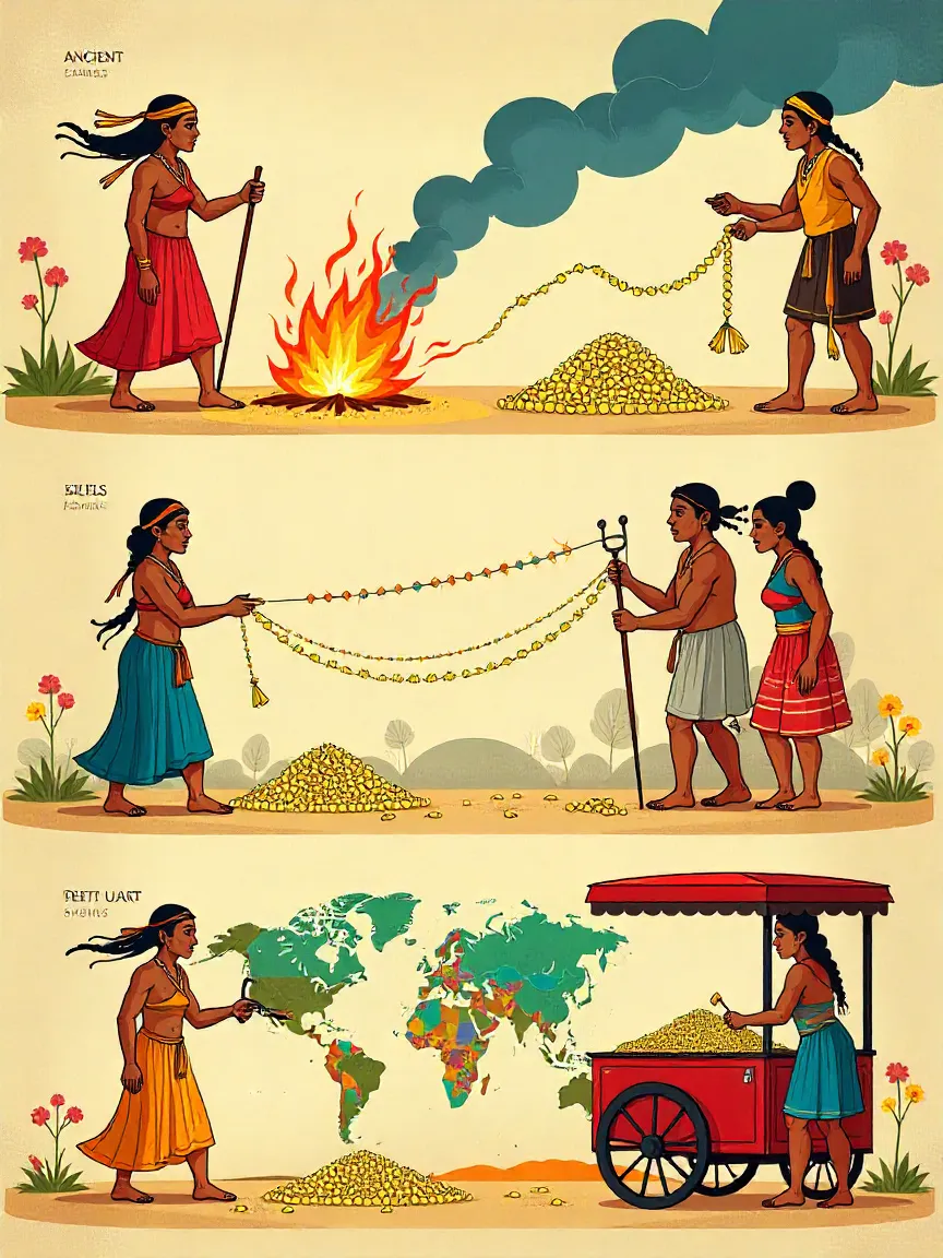 Popcorn history from ancient flames to modern theaters worldwide.