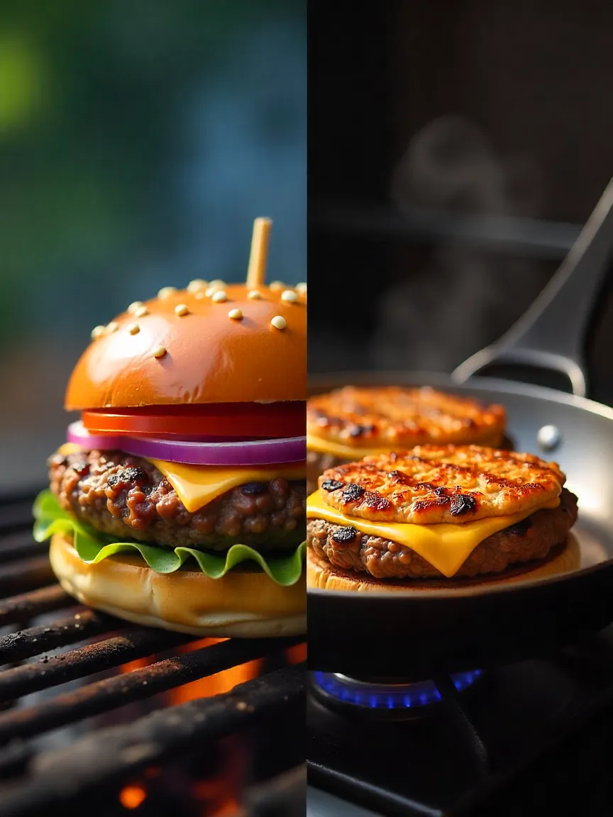 Cooking the Perfect Burger: Grilling & Stovetop Methods
