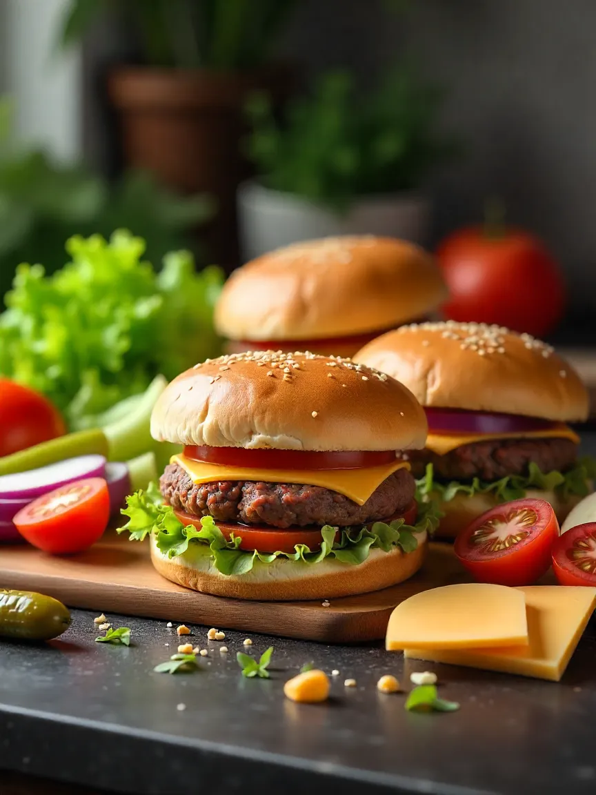 Gathering Your Ingredients for the Perfect Burger 🍔