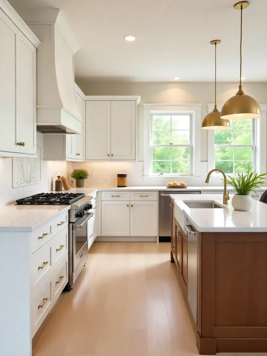 Modern kitchen with quartz countertops, open layout, stainless steel appliances, and shaker cabinets for a high-ROI remodel.