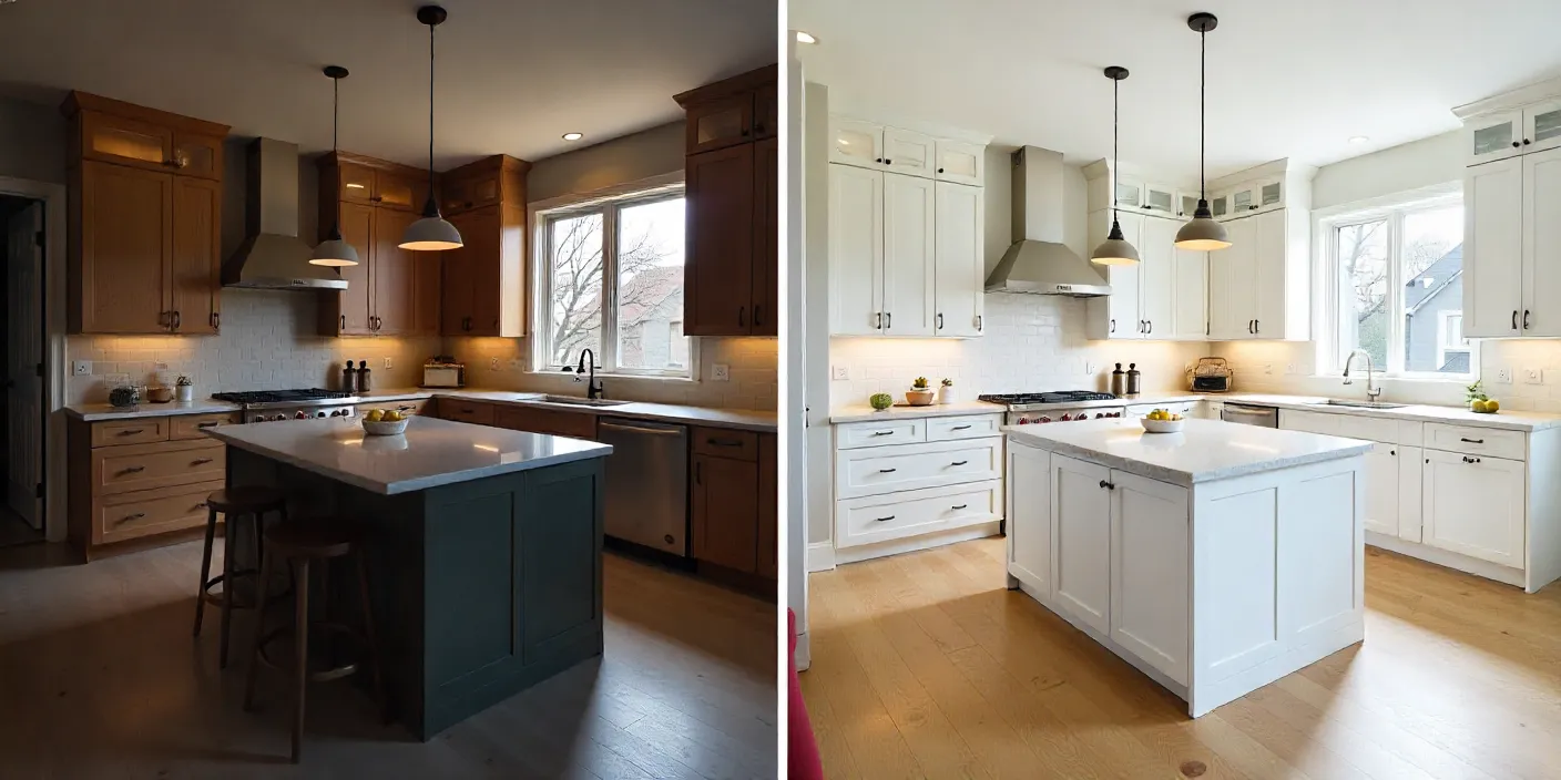 Kitchen Remodels: Inspiring Before & After - BookOfFoods