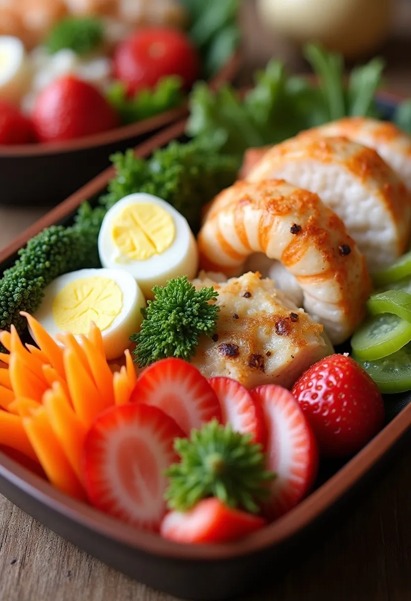 Collage of people sharing and enjoying bento boxes online, with kids’ themed and creative designs.