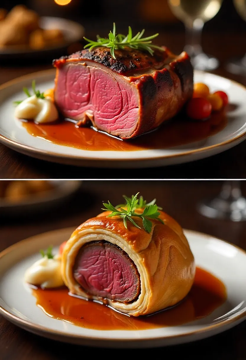 Crispy vegetable cutlets with colorful filling and fresh veggies on a wooden board.