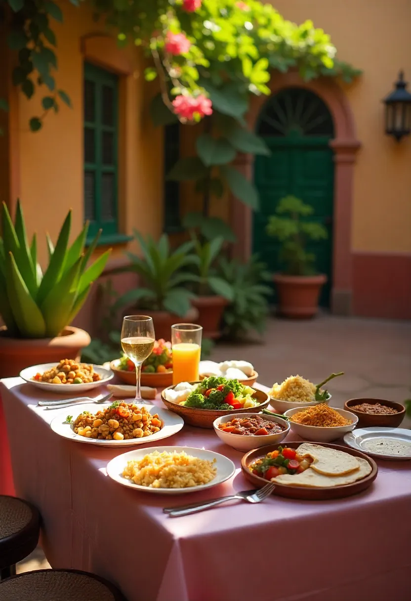 Traditional Mexican almuerzo with beans, rice, and tortillas representing a healthy midday feast.