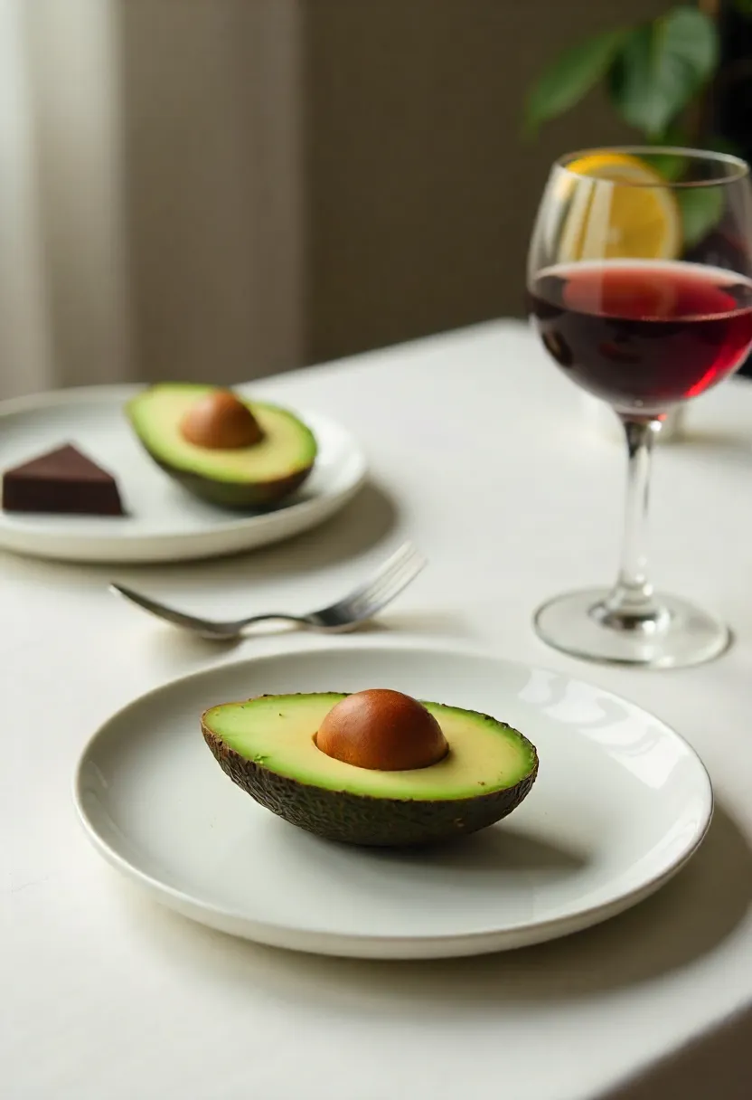 Balanced wellness scene showing nutritious food with a small treat in the background, symbolizing gentle moderation during detox.