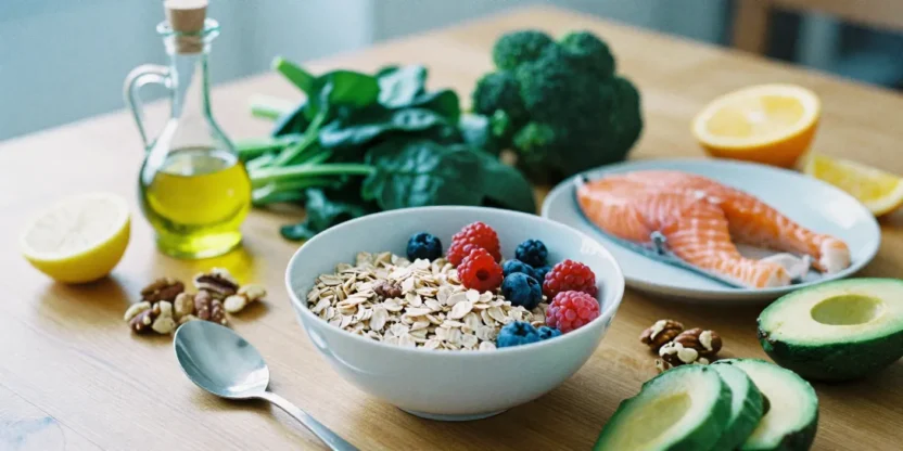 Learn how to lower cholesterol naturally through nourishing foods, healthy fats, fiber, and simple lifestyle habits. A friendly guide for a heart-healthy routine.