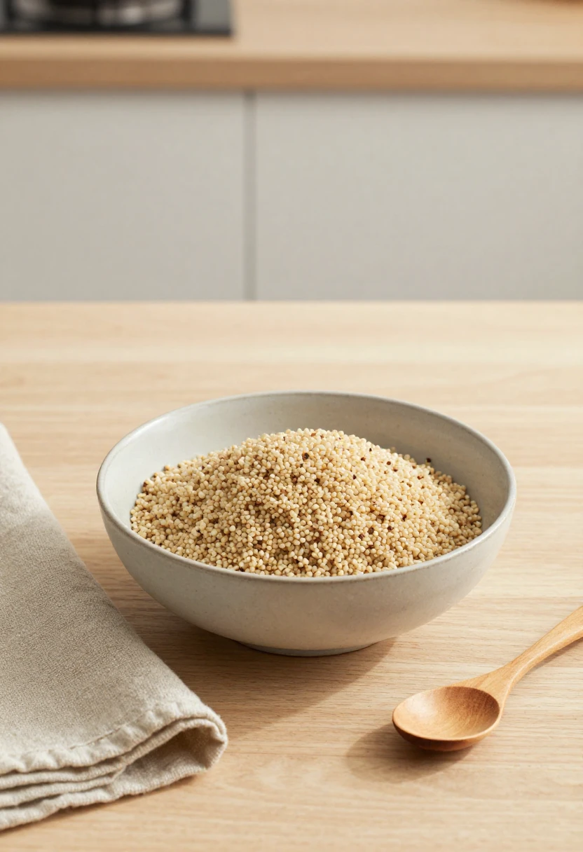 Ancient grains prepared in a modern, nourishing meal setting