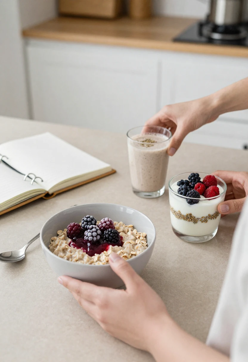 Frozen berries used in balanced meals for healthy everyday nutrition
