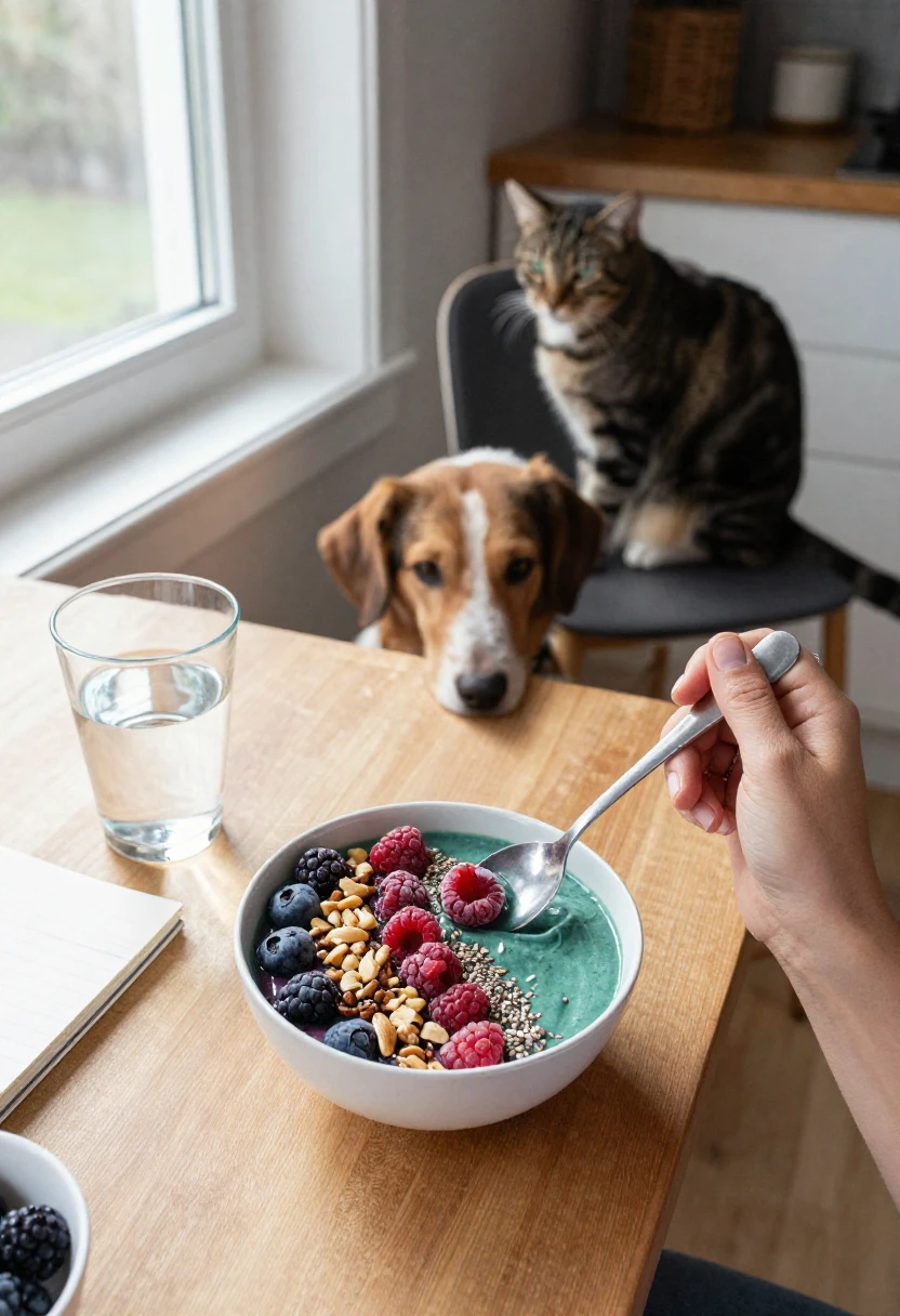 Eating frozen berries as part of a healthy lifestyle for heart and immune health