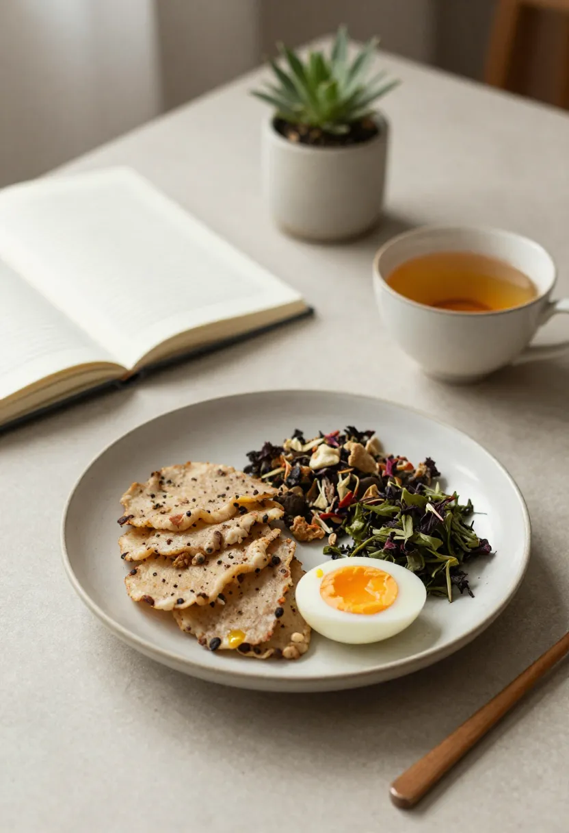 Mindful eating as part of a holistic wellness lifestyle at home