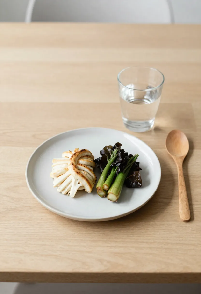 Mindful eating explained through a simple, intentional meal setting