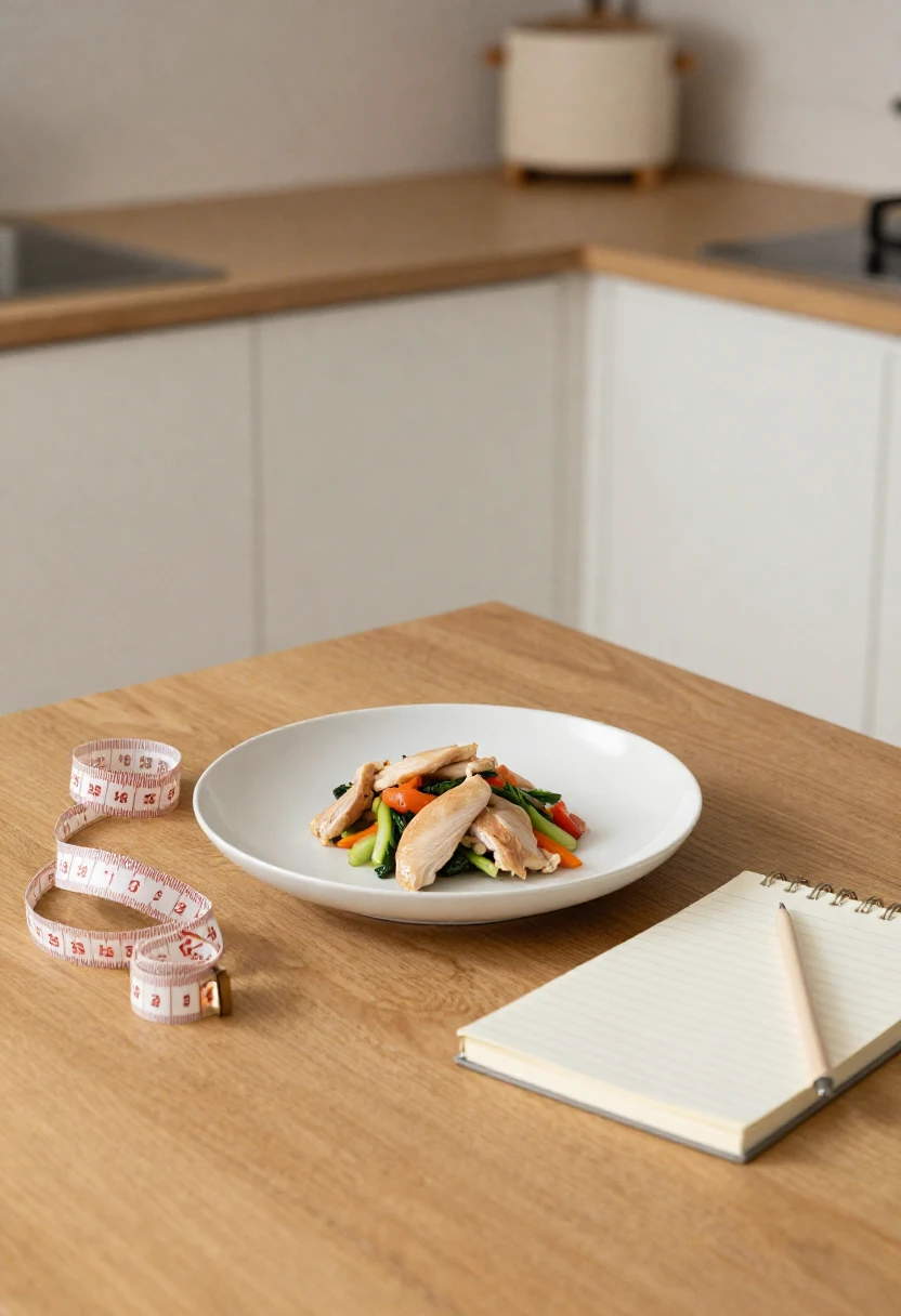 Small portion diet meal representing the strict HCG diet protocol.