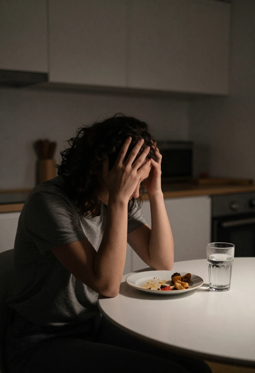 Person feeling tired and weak during an extreme weight loss diet