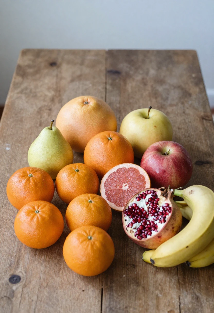 A selection of the best fruits to eat during winter
