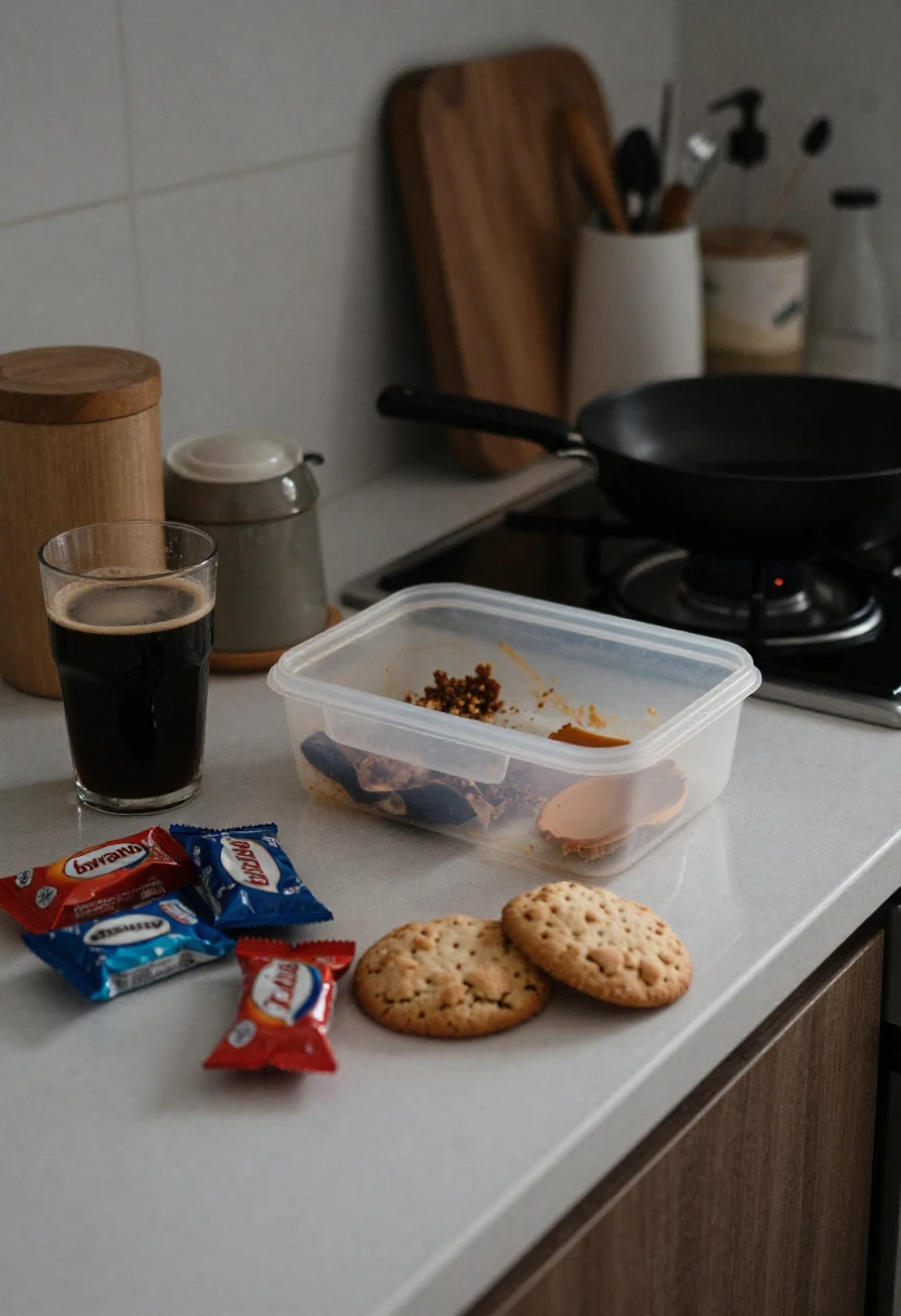 Common meal control mistakes like skipping meals and mindless snacking