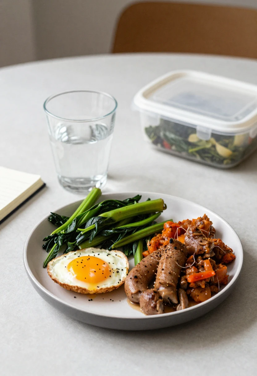 Balanced everyday meal setup for practical meal control