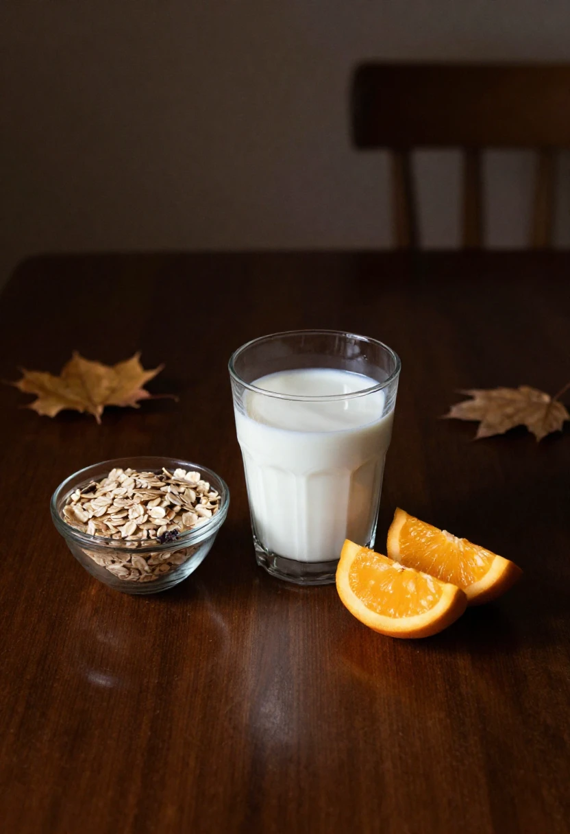 A glass of milk as part of a balanced diet that may support skin health