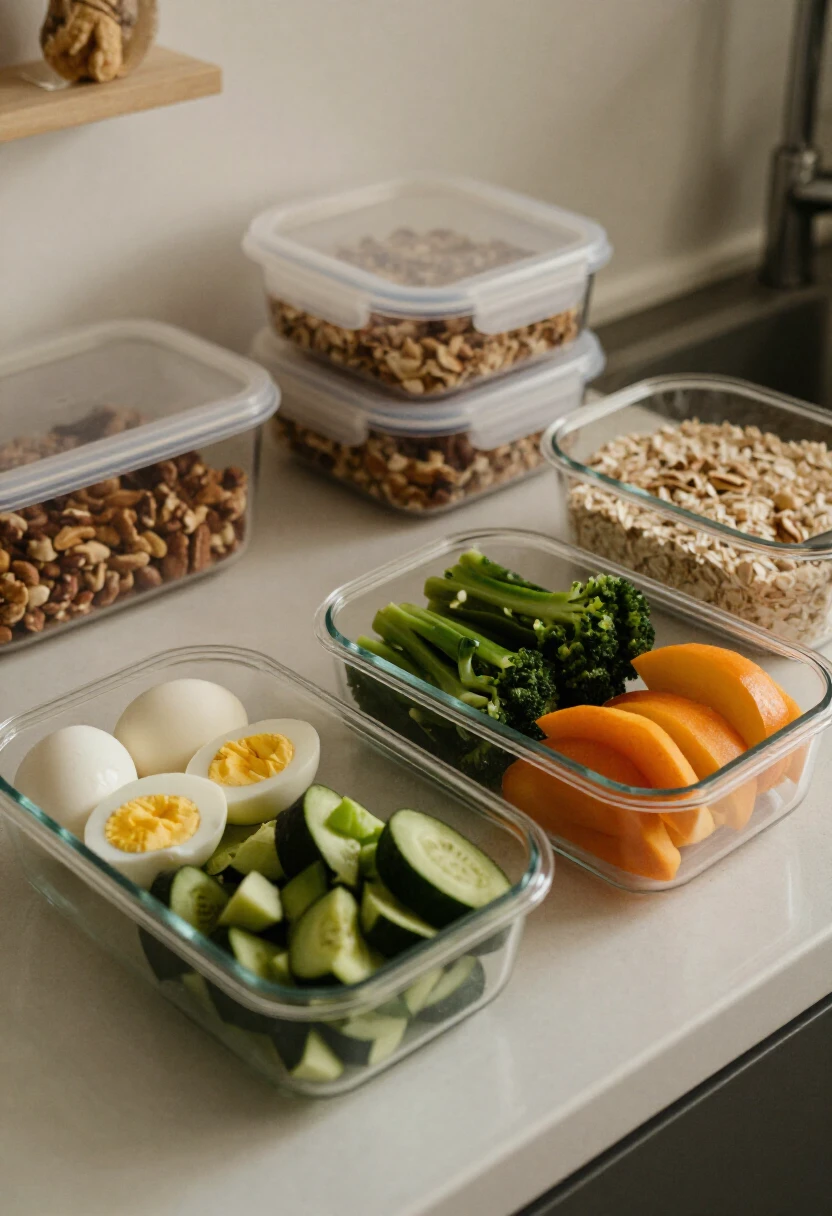 Small meal prep habits that help healthy eating at work feel sustainable.