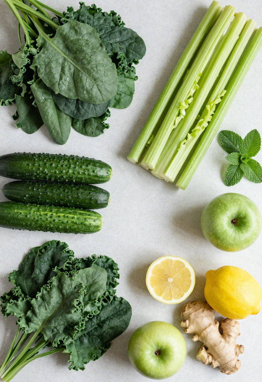 Best fruits and vegetables to juice with leafy greens