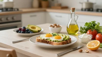 Balanced healthy meal showing why healthy eating is more than counting calories.