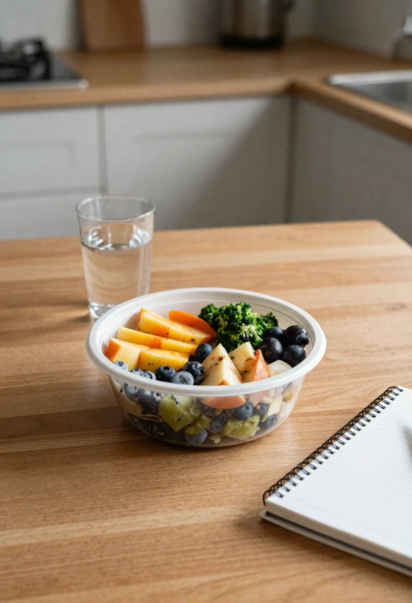 Balanced homemade meal showing what to do instead of obsessing over calories.