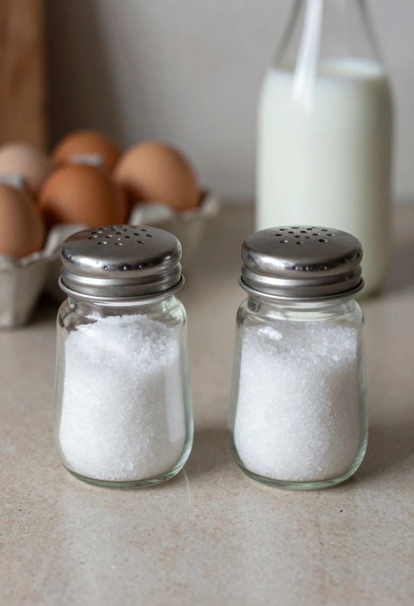 Iodized salt and common food choices that can influence iodine intake.