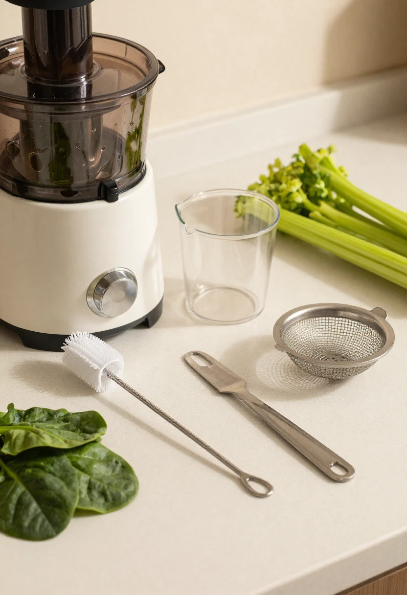 Useful juicer parts and accessories for making green juice