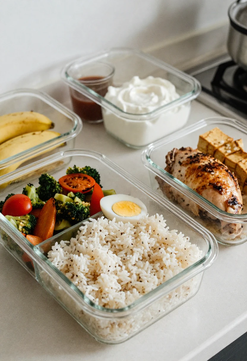 Simple CrossFit meal prep ingredients for building lasting nutrition habits.