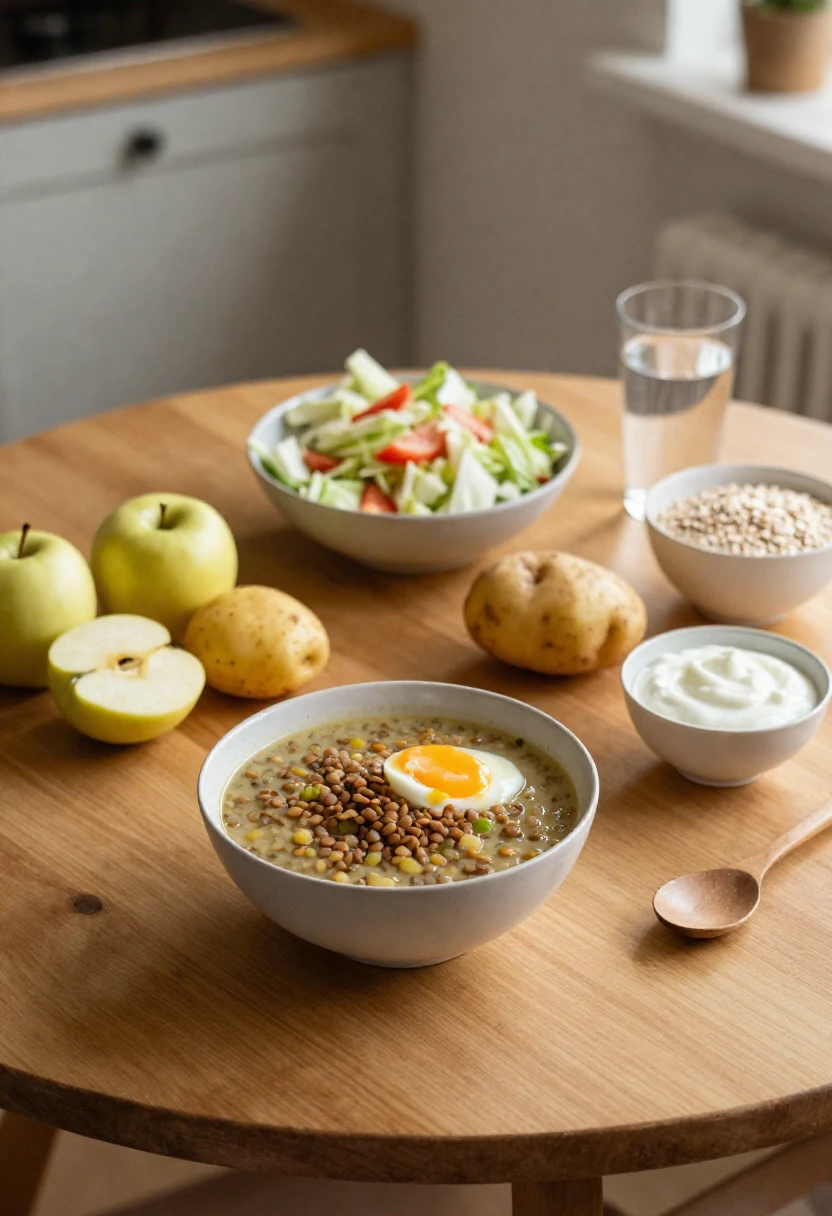 Affordable everyday foods showing that healthy living does not require expensive wellness products.